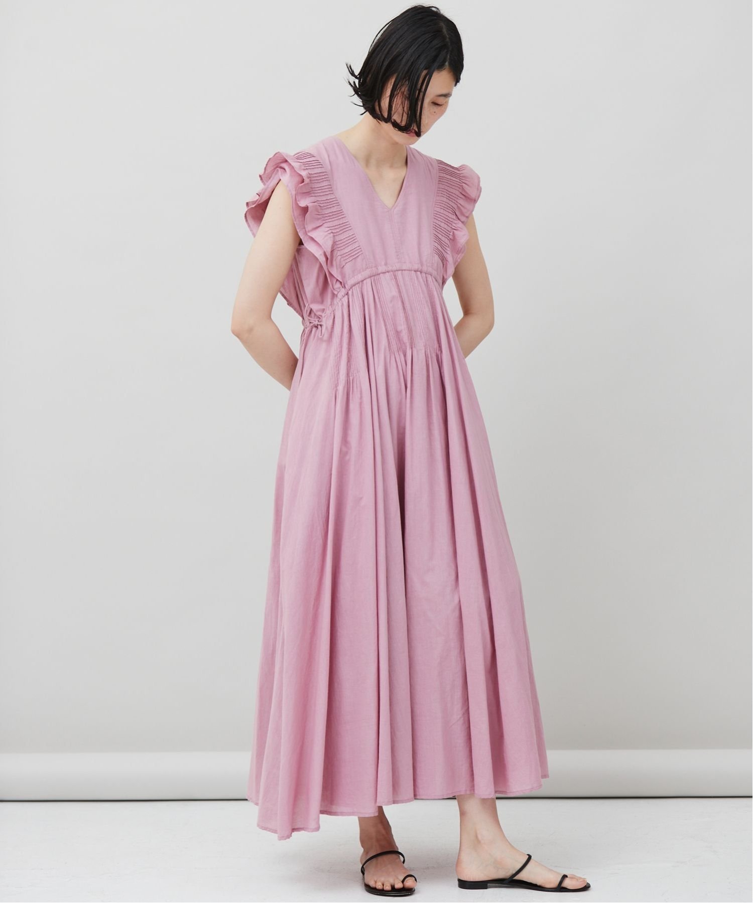 SALE／20%OFF】Curensology コットンピンタックワンピース カレン