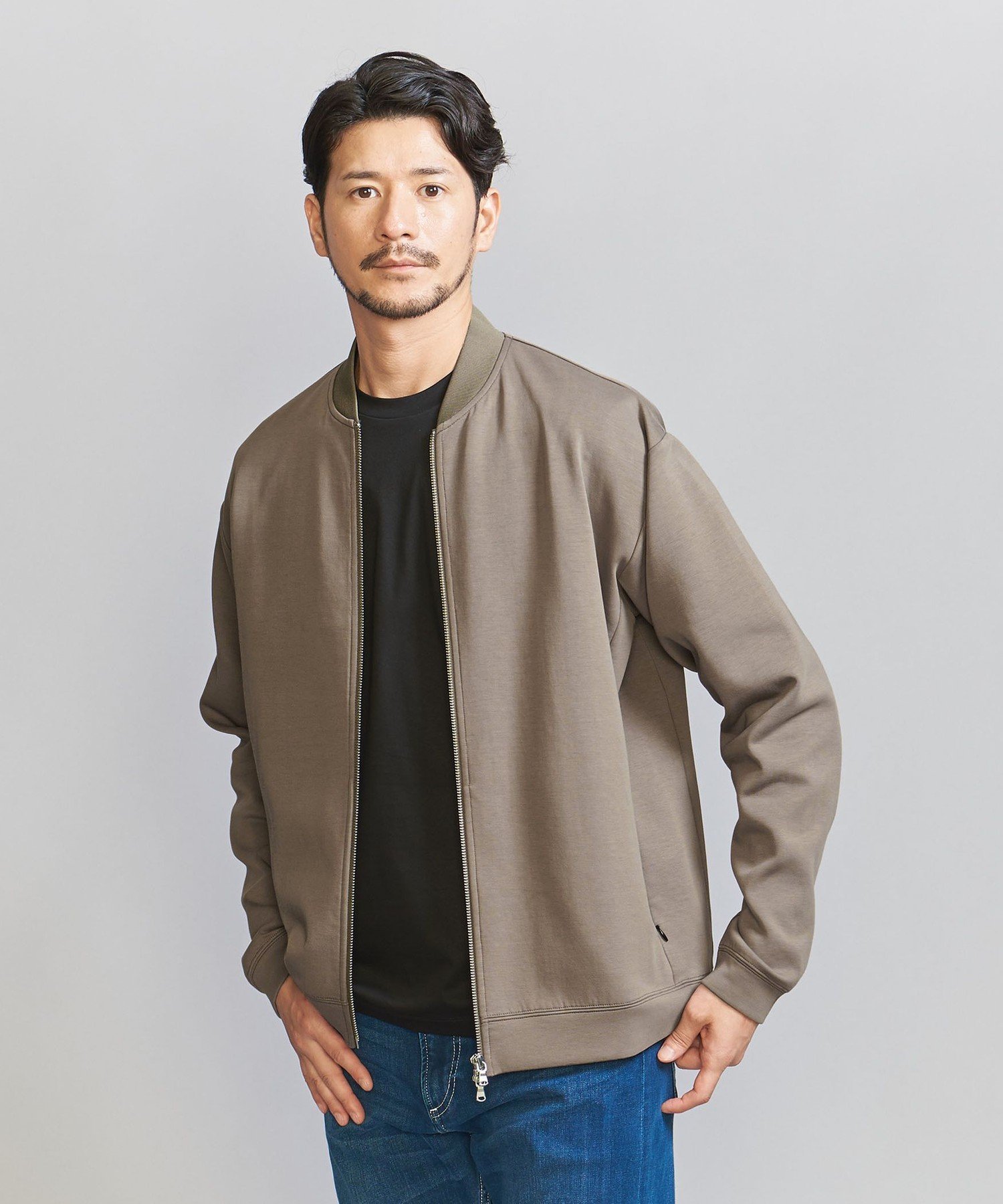 『B＆Yユナイテッドアローズ』モッズコート/ライナー脱着/2way/ダブルジップ B＆Yユナイテッドアローズ』モッズコート/ライナー脱着/2way