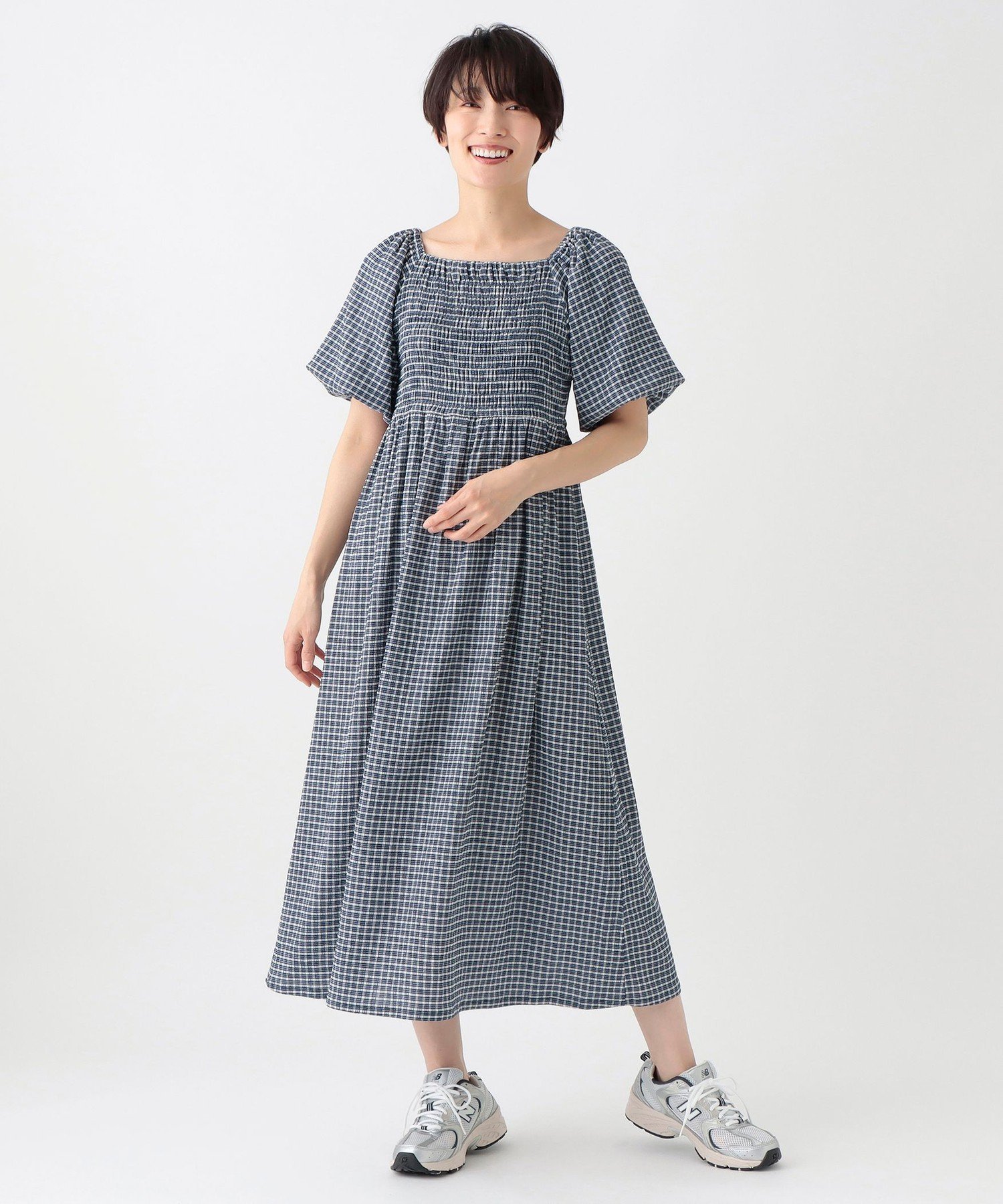 楽天市場】【SALE／30%OFF】ストライプ刺繍ティアードワンピース