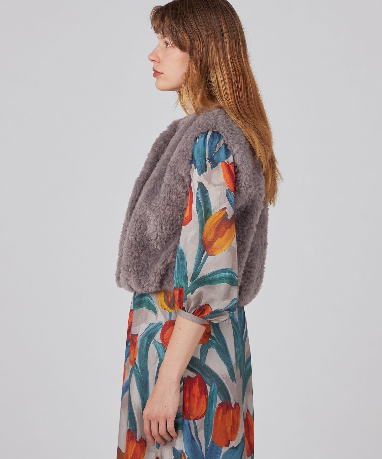 ballsey ランダムファーショートベスト　ジレ　トゥモローランド　36 SALE／40%OFF】Ballsey ランダムファー ショートベスト