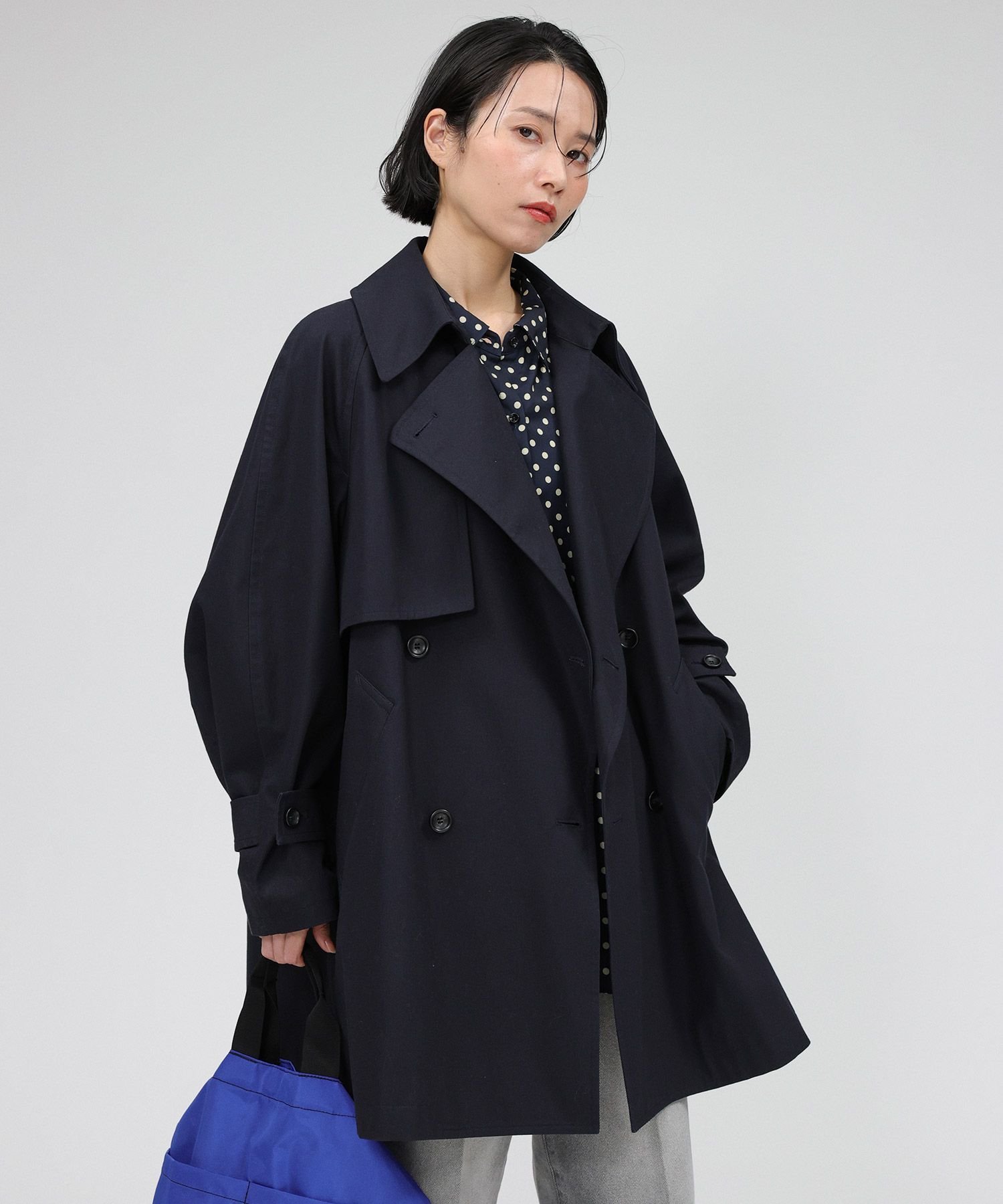 BABYLONE ツイルショートトレンチコート　ベージュ BABYLONE｜ツイルショートトレンチコート | Rakuten Fashion(楽天