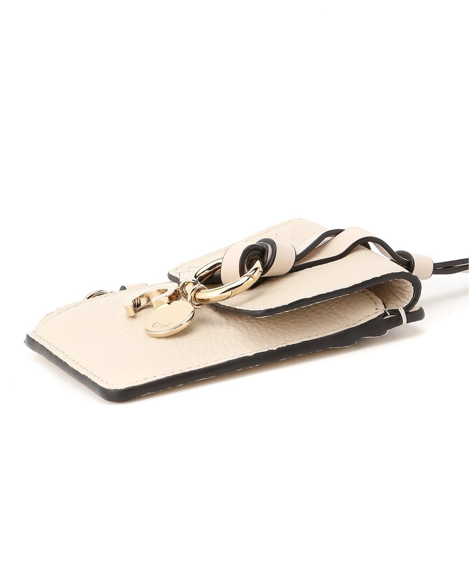 Chloe 【公式】Chloe/ALPHABET CARDHOLDER ON STRAP クロエ 財布 