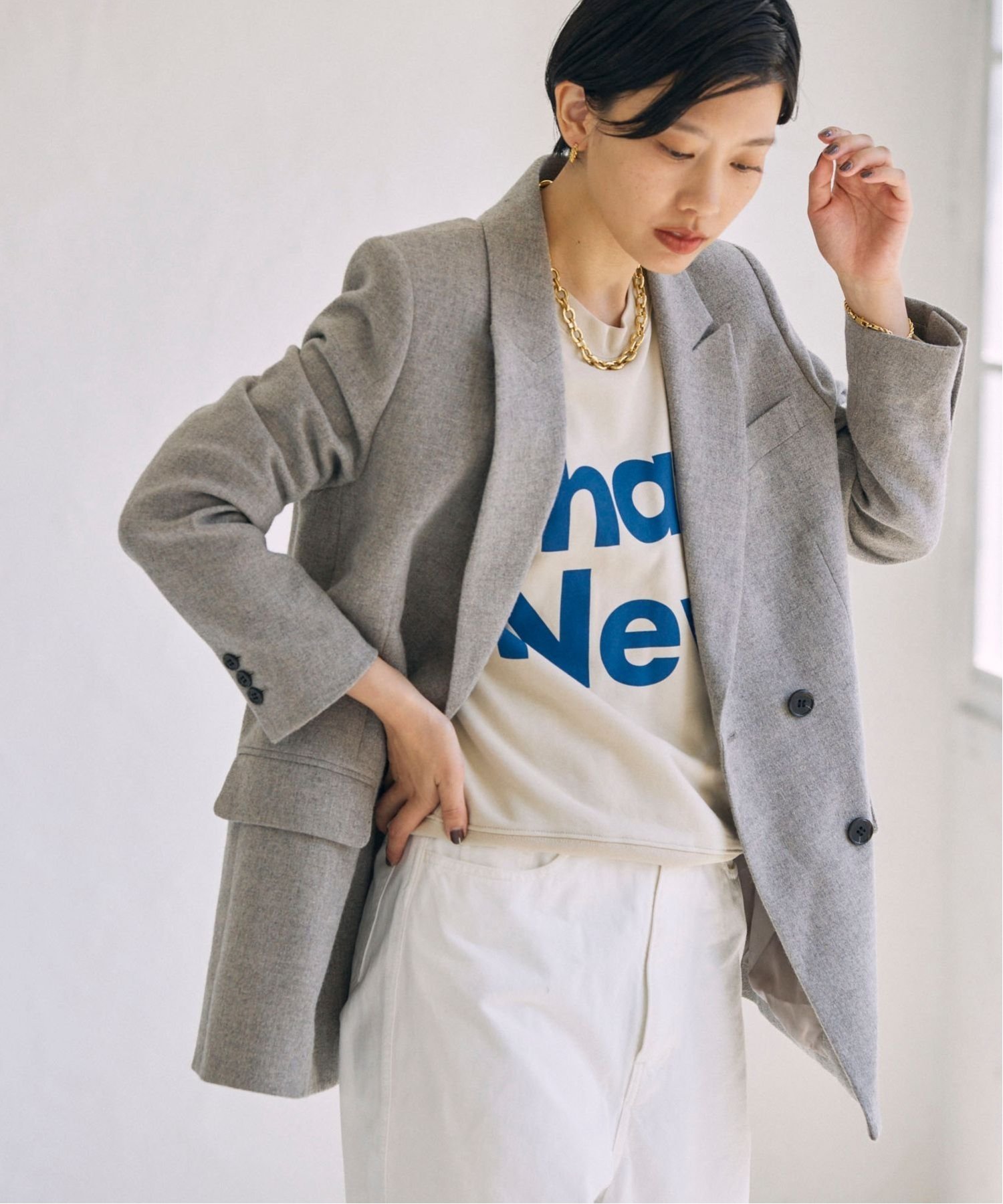 SALE／20%OFF】BABYLONE ネップツイードジャケット バビロン 
