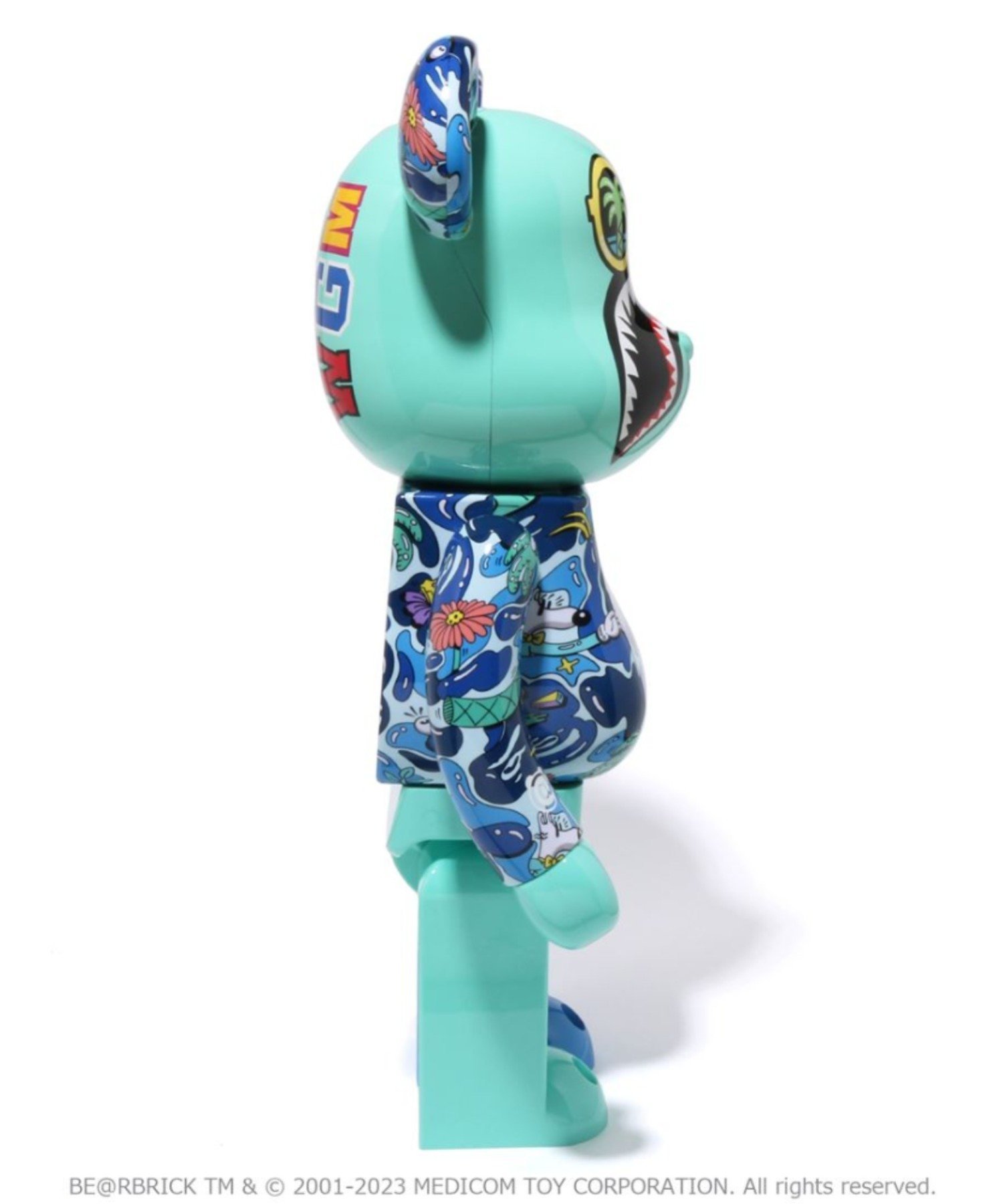 A BATHING APE BAPE X STEVEN HARRINGTON 】SHARK BE@RBRICK 1000% ア