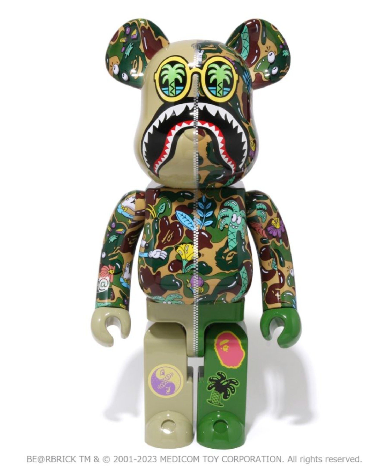 A BATHING APE BAPE X STEVEN HARRINGTON 】SHARK BE@RBRICK 1000% ア