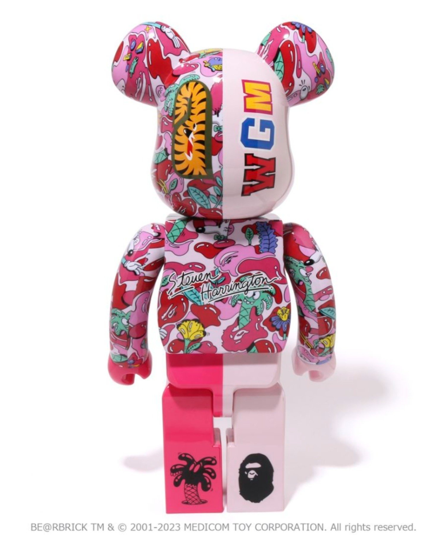 A BATHING APE BAPE X STEVEN HARRINGTON 】SHARK BE@RBRICK 1000% ア