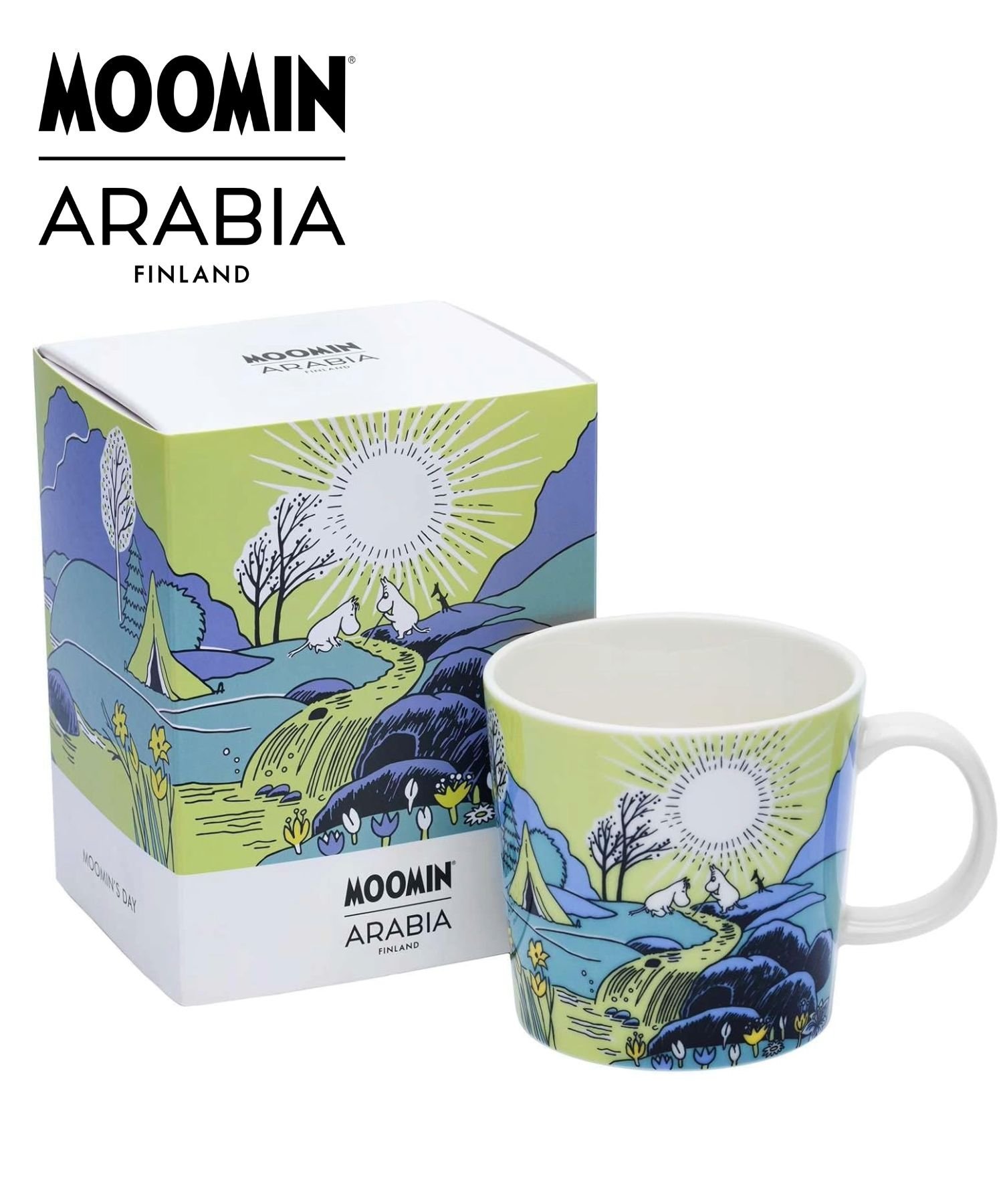 ARABIA - TOMOさま専用☆ムーミン　フローレン　マグセット ARABIA/アラビア Moomin ムーミン マグ 300ml フローレン