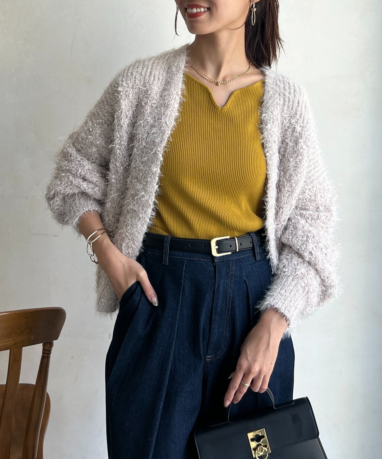 SALE／40%OFF】FRAY I.D ショールカラーショートリバーコート