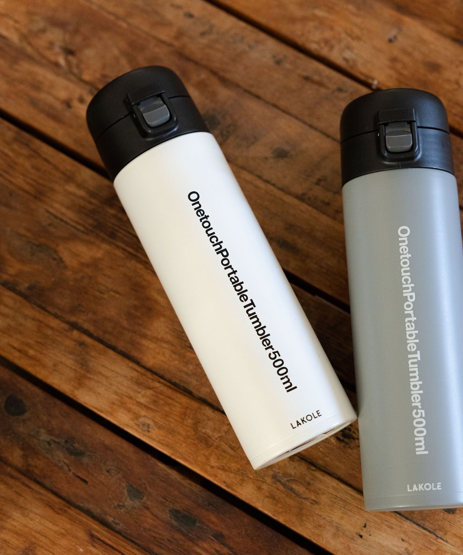 弁当箱・水筒 LAKOLE Onetouch Portable Tumbler 500ml LAKOLE ワンタッチポータブルタンブラー[500ml] ラコレ 食器