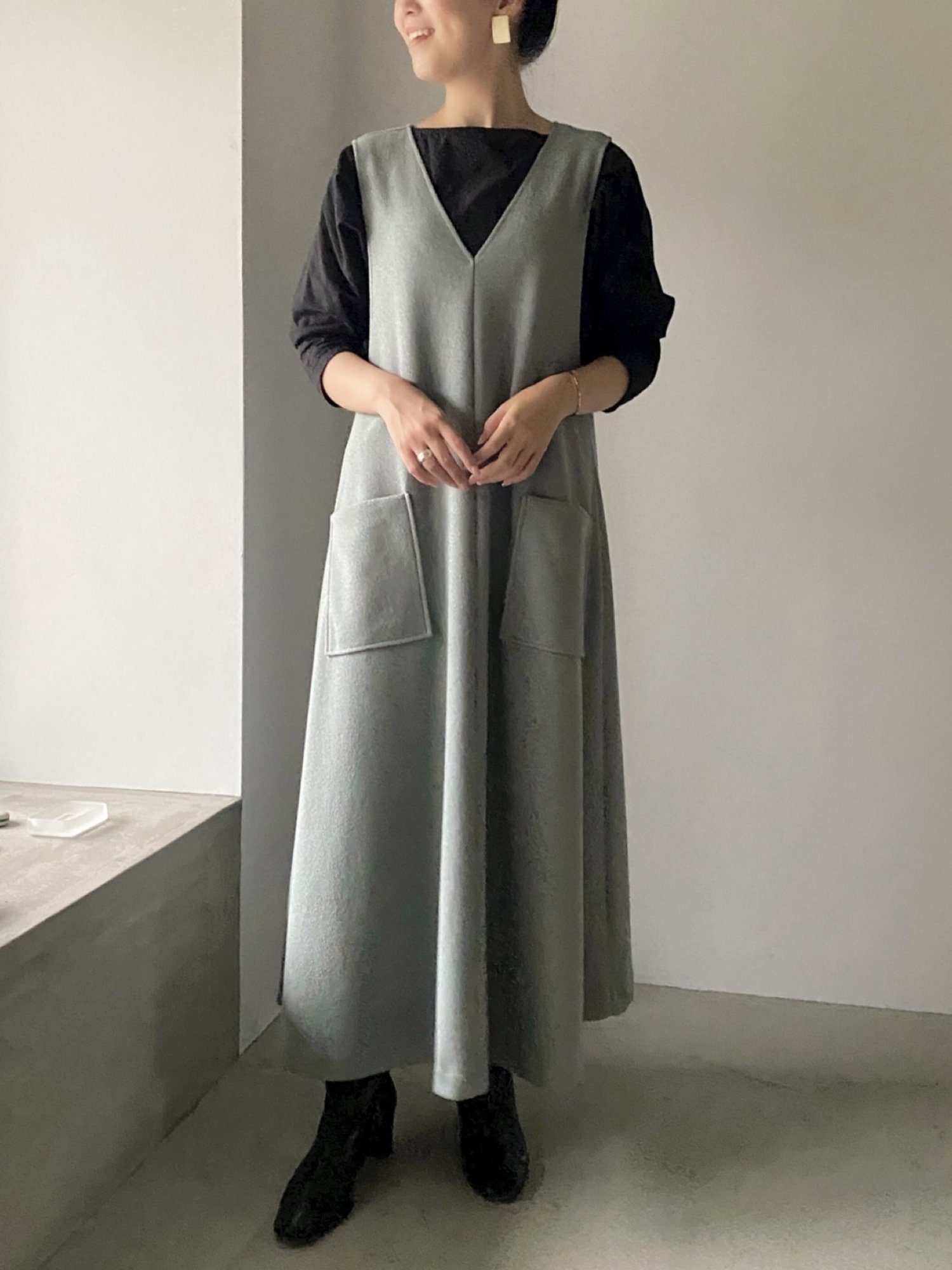 SALE／50%OFF】BEARDSLEY 《2サイズ展開》ブークレワンピース 