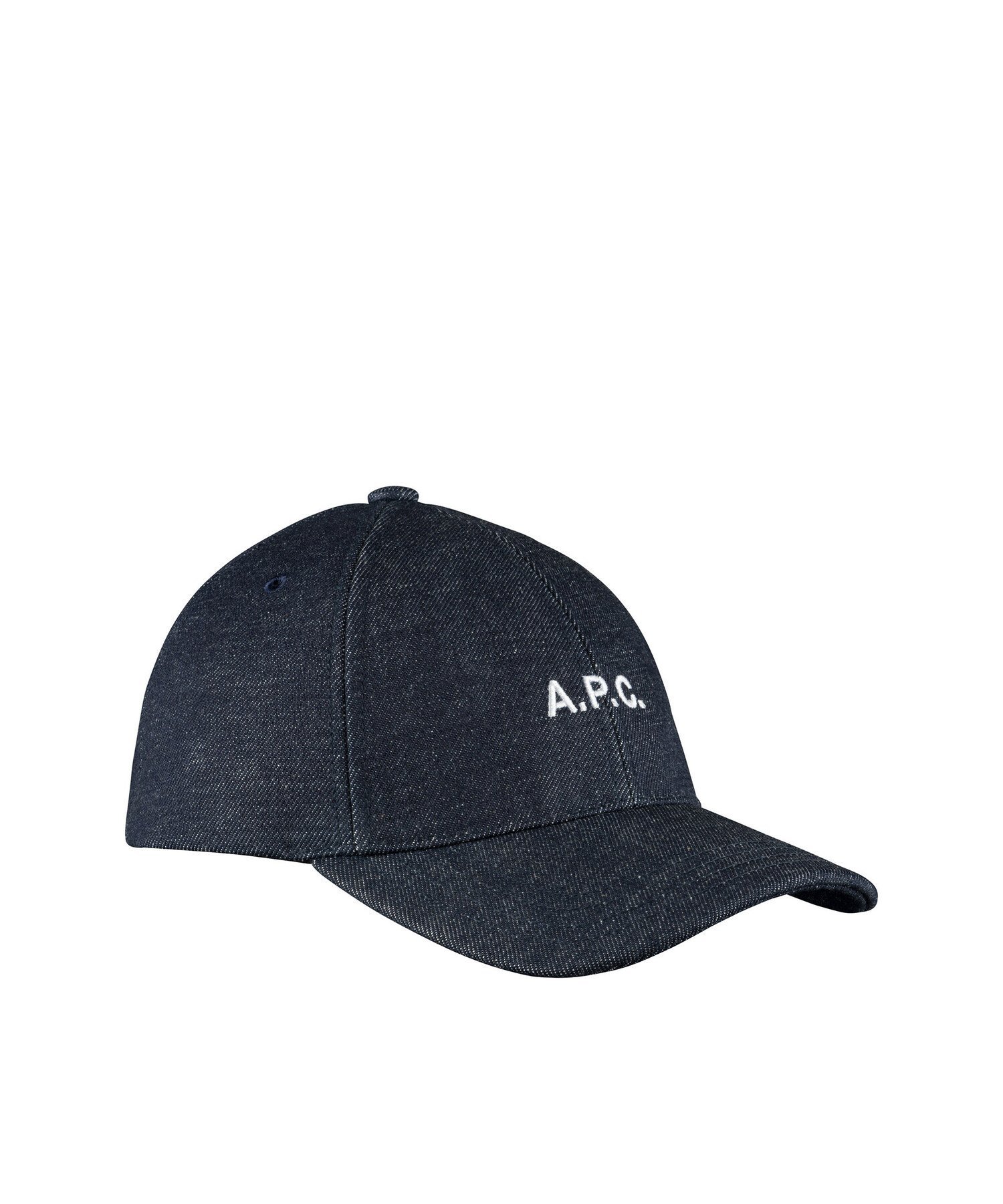 ★A.P.C.★ ロゴ キャップ 送料関税込 A.P.C (アーペーセー) フロントロゴ刺繍デニムキャップ