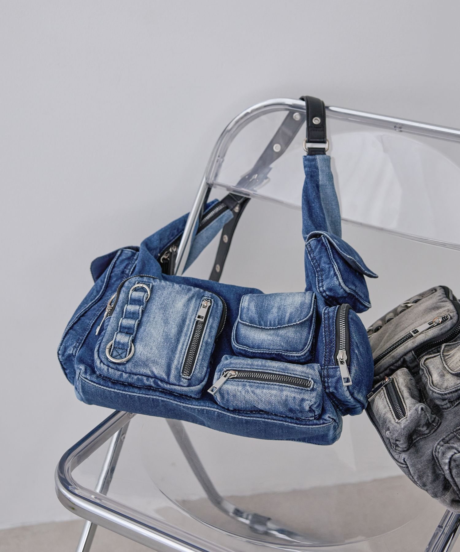 JEANASIS マルチポケットワンショルダーBAG ジーナシス JEANASIS｜マルチポケットワンショルダーBAG | Rakuten Fashion