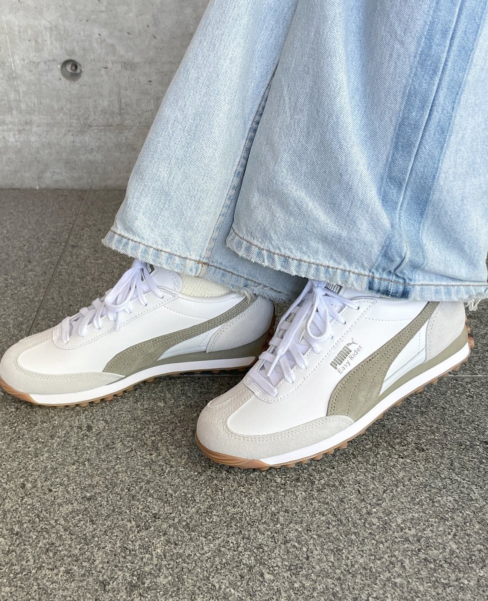 LOGEMENT DE CLAIRE 【PUMA/プーマ】イージーライダー MIX メルローズクレール シューズ・靴 スニーカー ホワイト【送料無料】画像