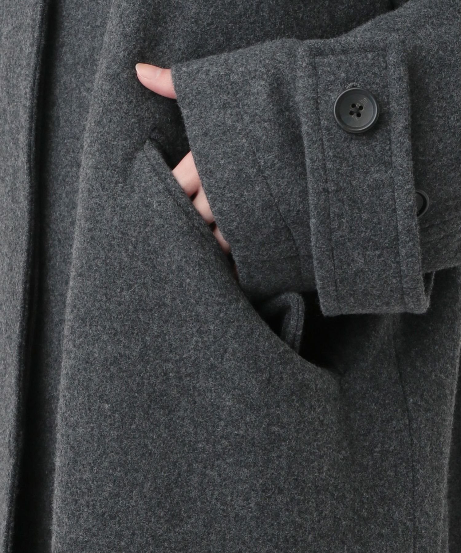 SALE／20%OFF】Curensology メルトンステンカラーコート カレン 