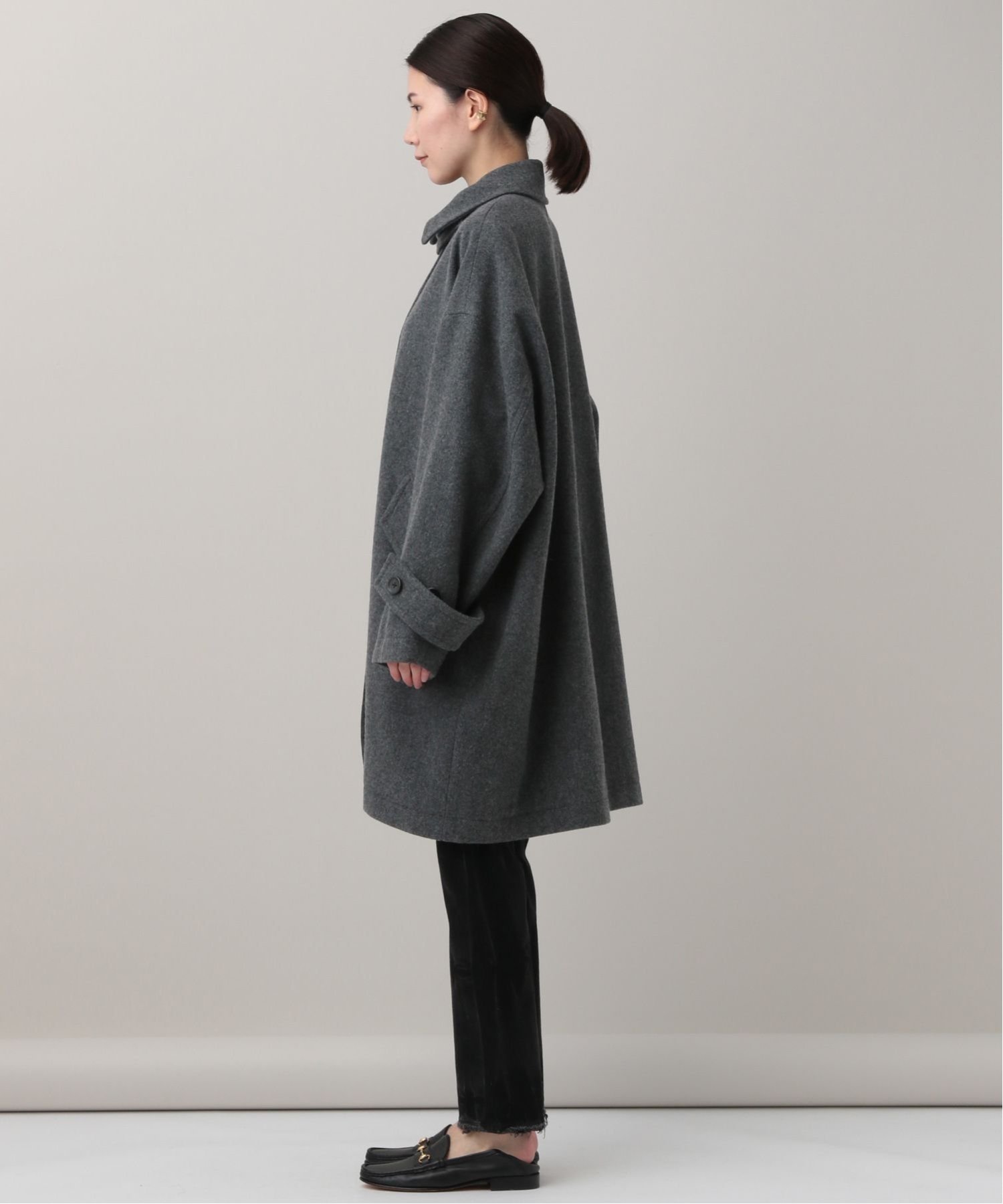 SALE／20%OFF】Curensology メルトンステンカラーコート カレン 