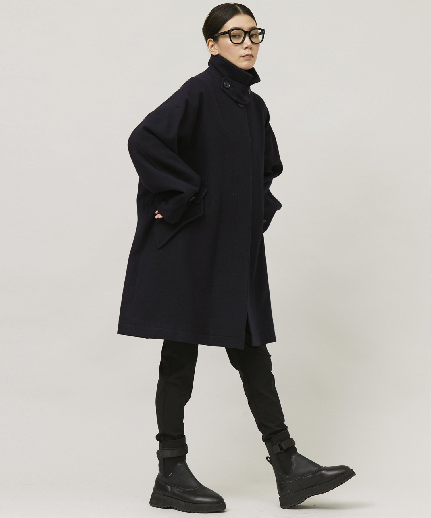 SALE／20%OFF】Curensology メルトンステンカラーコート カレン