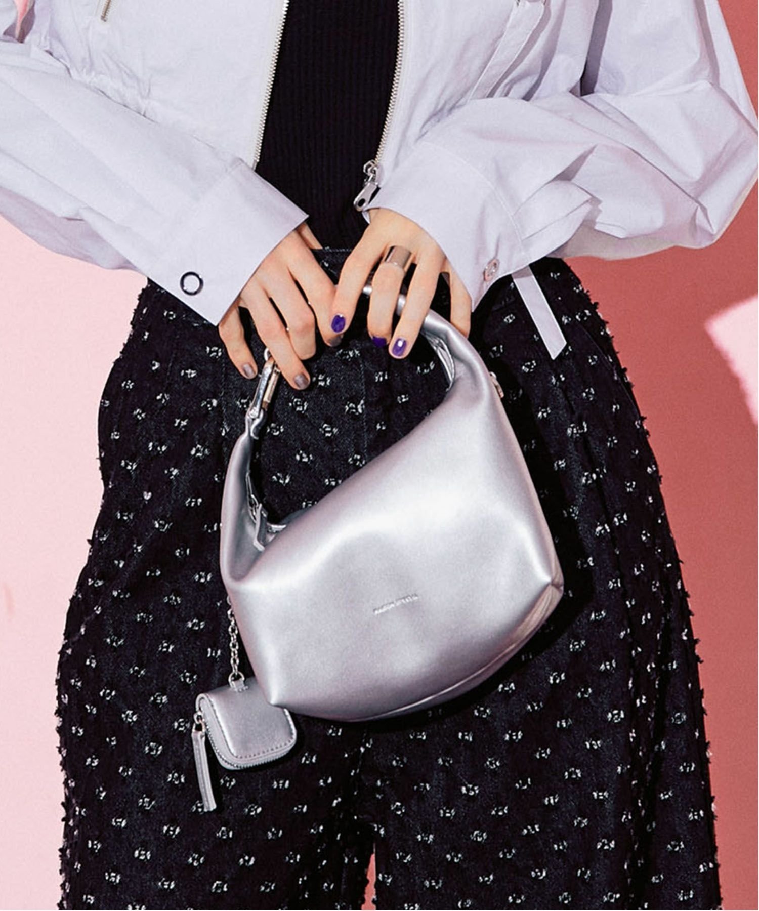SALE／50%OFF】MAISON SPECIAL メタルハンドルバッグ メゾンスペシャル 