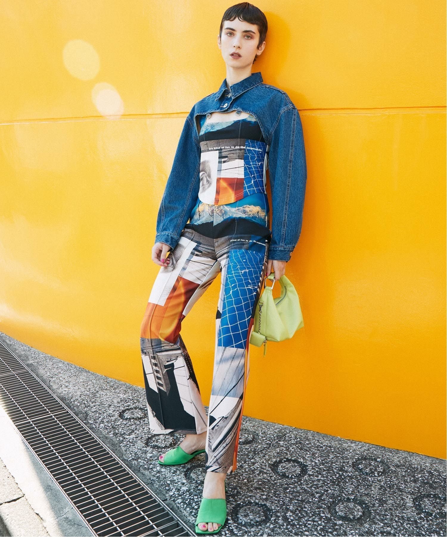 SALE／50%OFF】MAISON SPECIAL メタルハンドルバッグ メゾンスペシャル 
