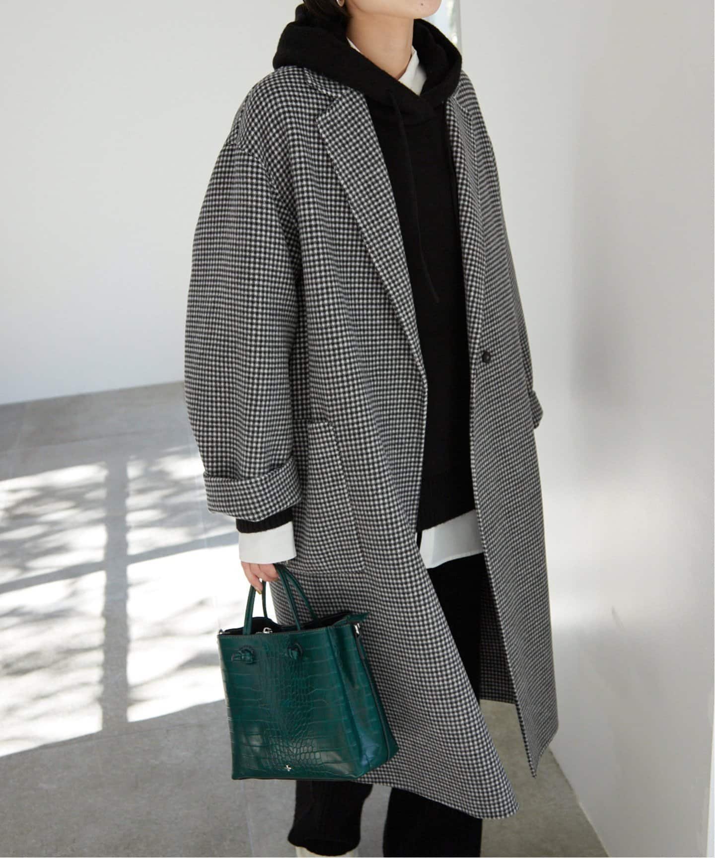 SALE／30%OFF】SLOBE IENA HAMILTONダブルフェイスウールロングコート 