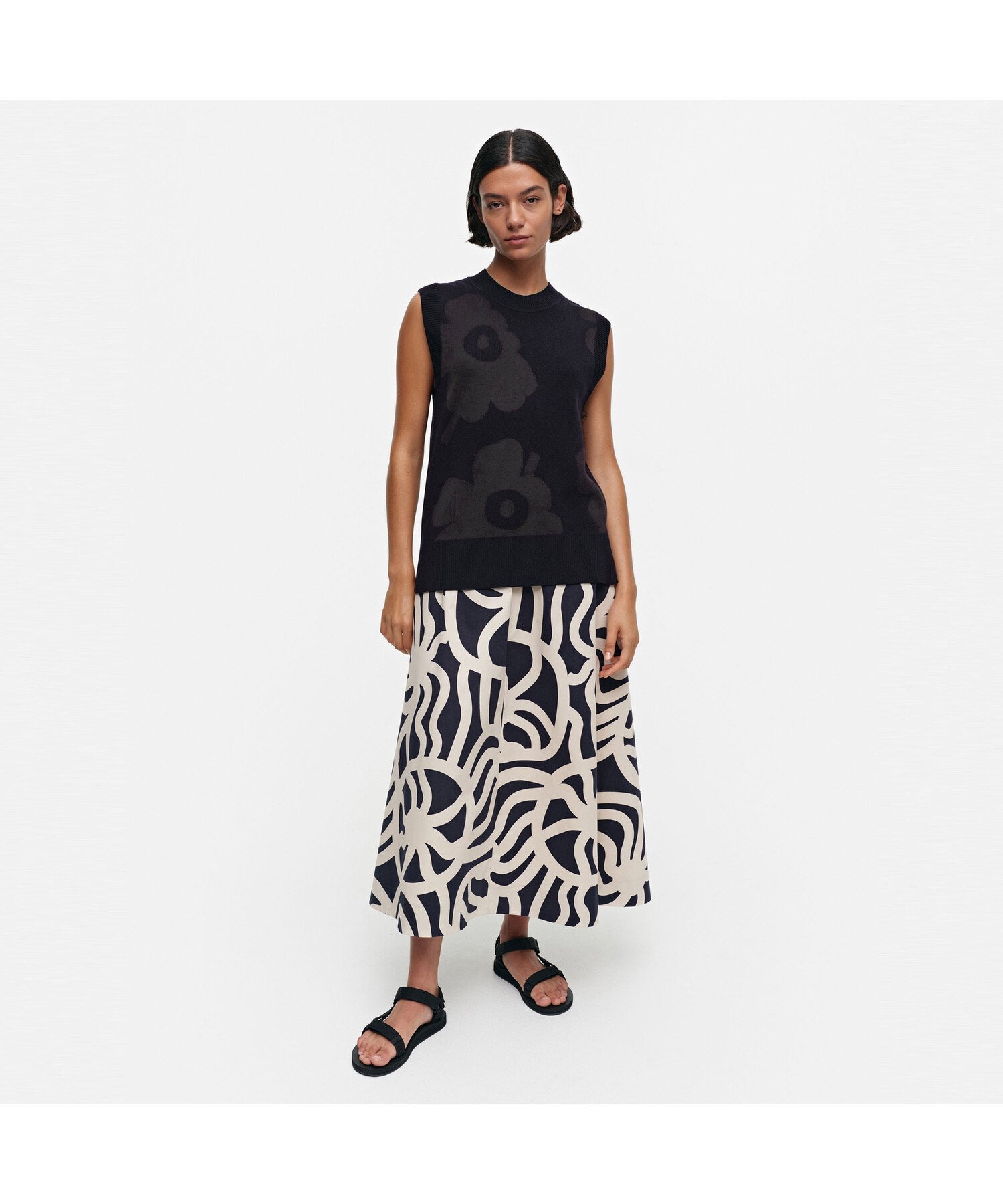 SALE／40%OFF】Marimekko Anissa Juhla Unikko ニットベスト
