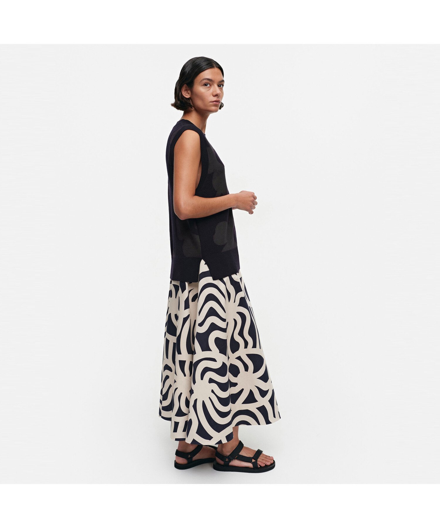 SALE／40%OFF】Marimekko Anissa Juhla Unikko ニットベスト