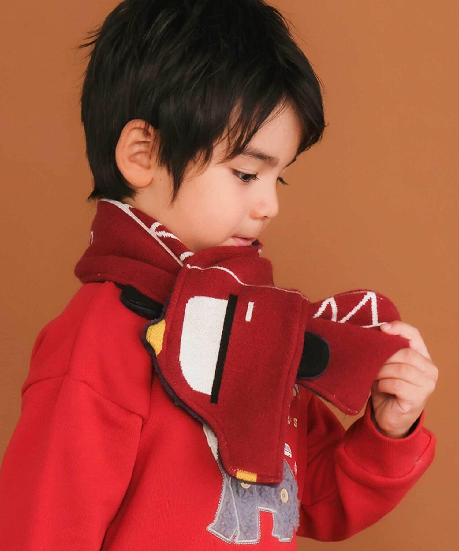 楽天市場】(KP)KPDECO(ケーピーデコ)電車モチーフマフラー(S～M