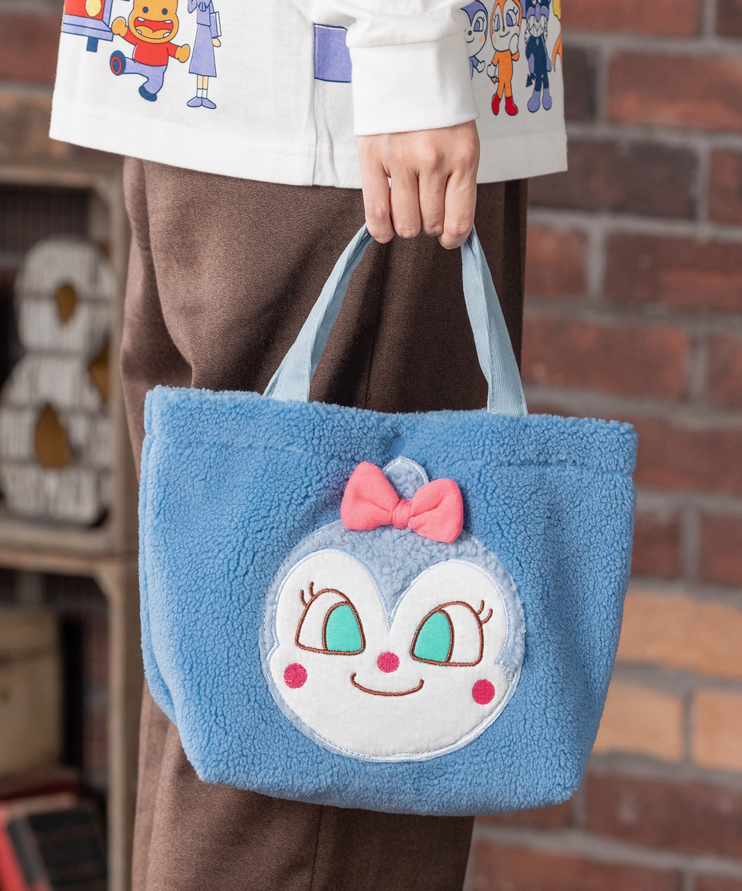 楽天市場】APKC/(K)ドキンちゃんボアランチトート ANPANMAN KIDS