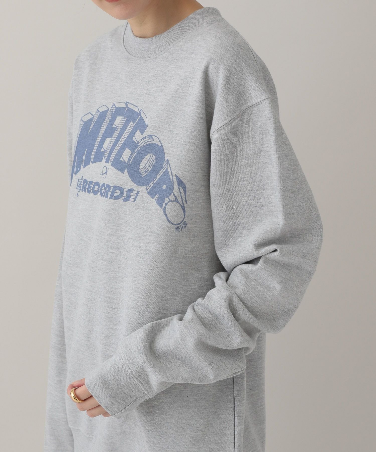 Curensology 【BLUESCENTRIC】スウェットプルオーバー(METEOR RECORDS