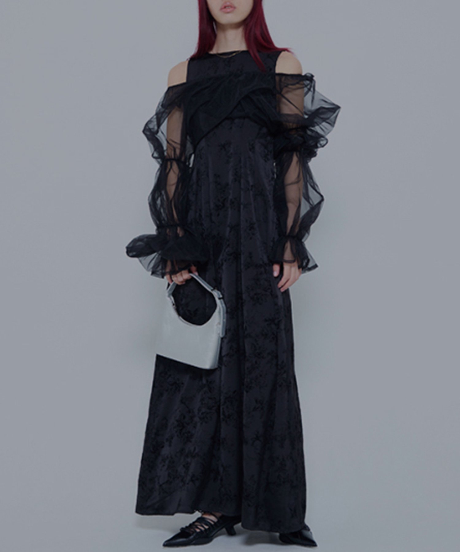 AMAIL Frower bon tulle dress / オケージョンドレス セレモニー