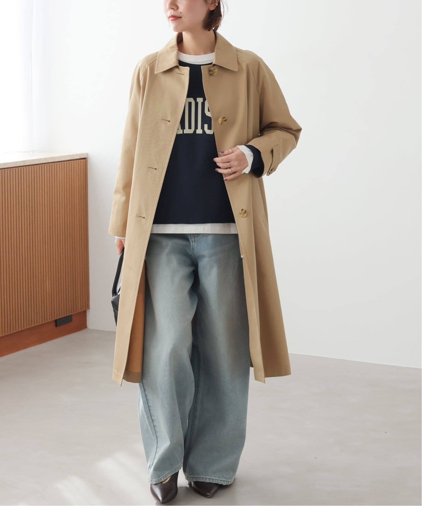 楽天市場】ステンカラーテントコート【撥水】【JAPAN FABRIC