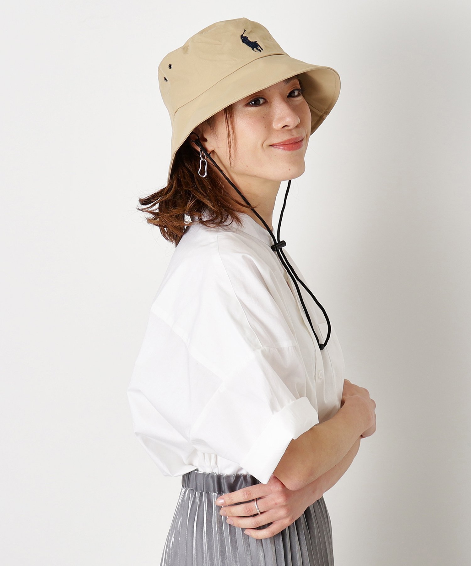 レア Polo Ralph Lauren バケットハット XL Polo ベア ツイル バケット ハット