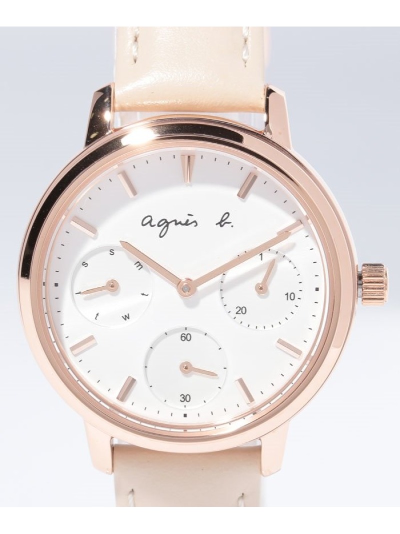 agnes b. FEMME LM02 WATCH FCST984 時計 アニエスベー アクセサリー・腕時計 腕時計 ホワイト【送料無料】