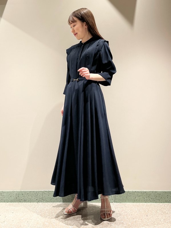 SALE／50%OFF】SNIDEL タックジョーゼットフレアワンピース スナイデル  