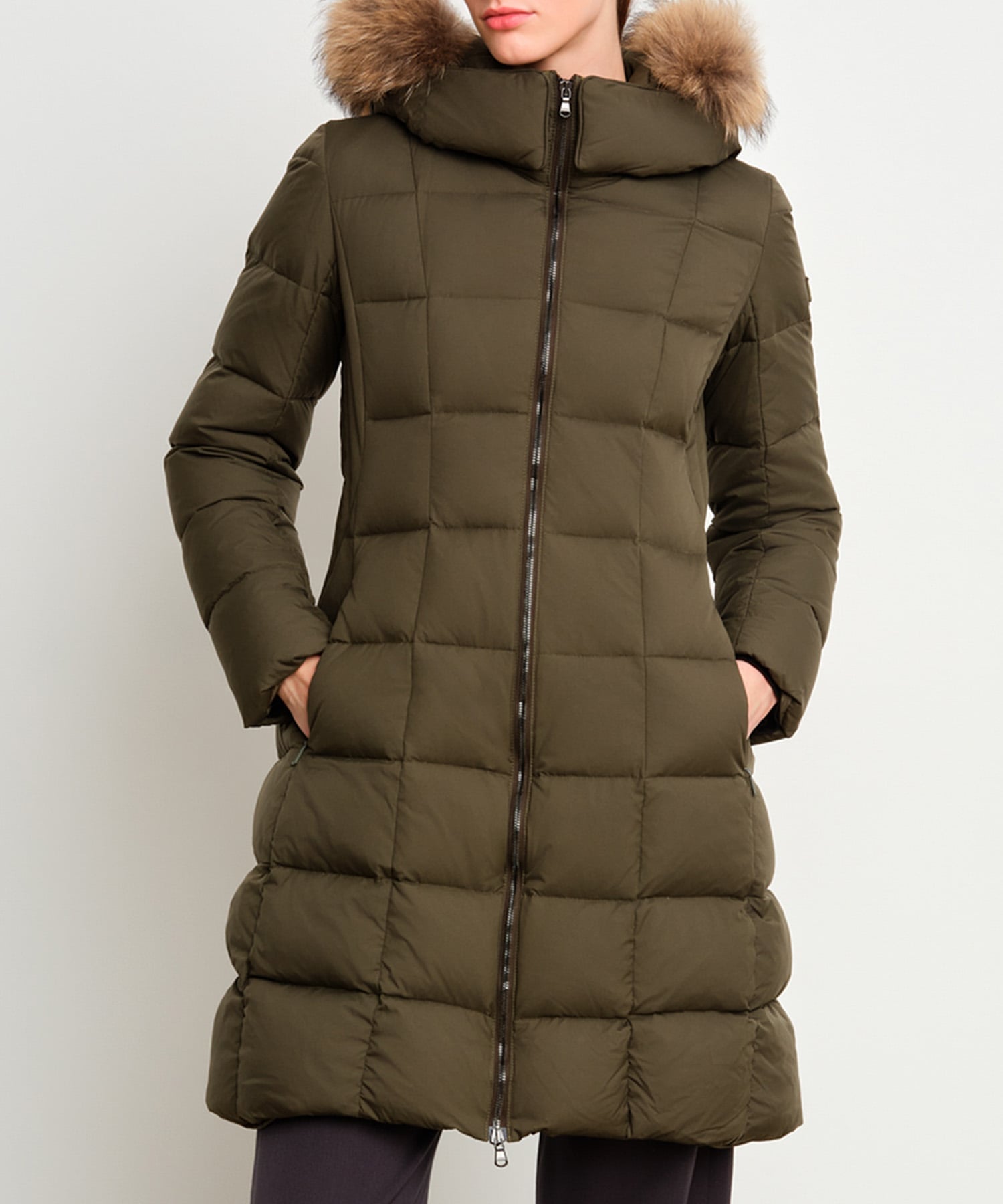 【美品】タトラス ダウンコート アゴーニャ カーキ 2 ベルト TATRAS『AGOGNA-アゴーニャ』DRESS DOWN COATと呼ばれる