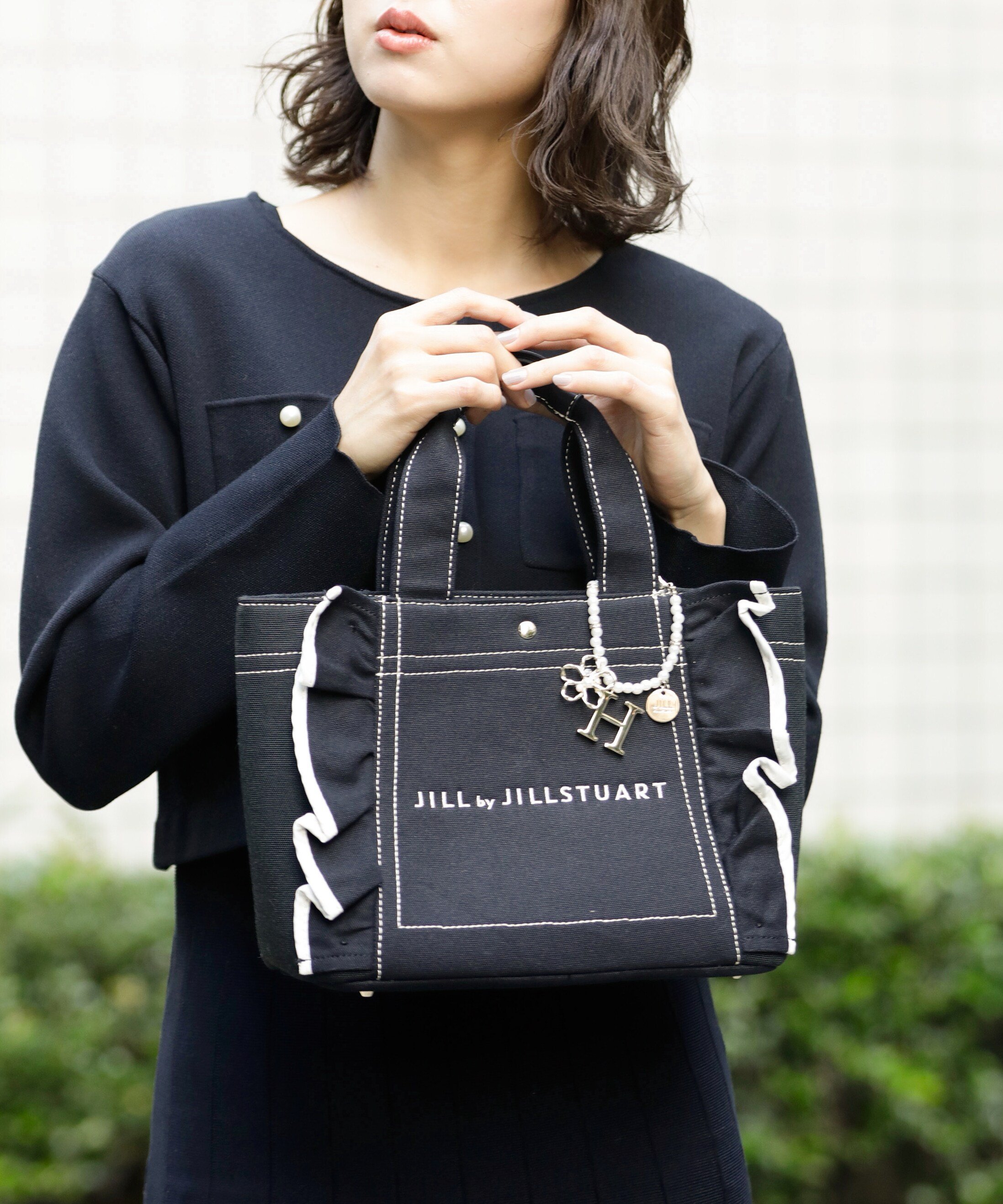 JILL by JILL STUART ◇フリルトート小 ジル バイ ジル スチュアート 