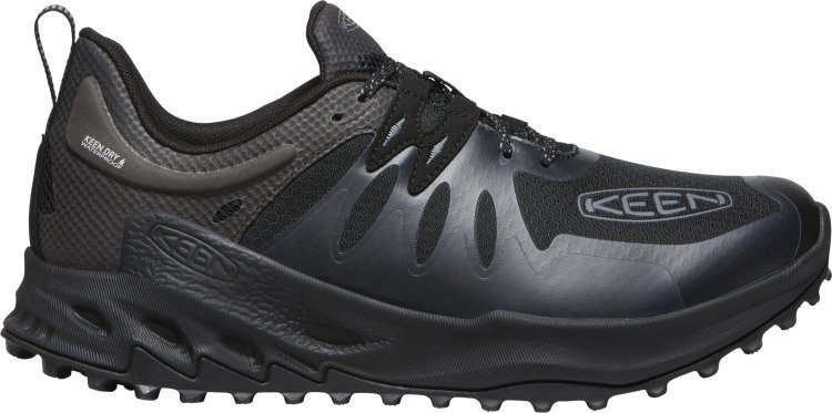 KEEN - KEEN メンズ ヴェンチャラー 防水ハイキングシューズ ブラック KEEN キーン ベンチャー ミッド ウォータープルーフ メンズ