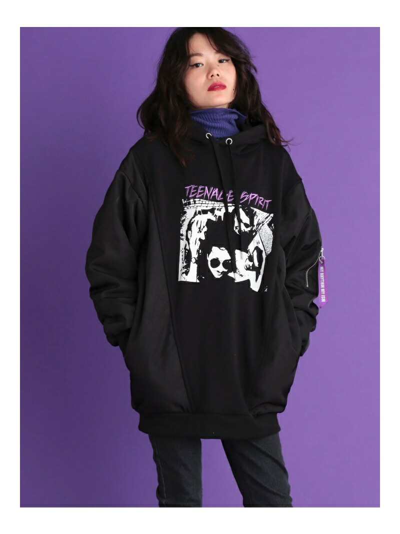 Rakuten Fashion Jouetie Ma 1 Sleeve Hoodie ジュエティカットソー