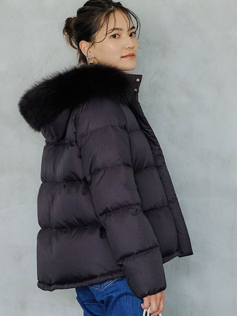 SALE／50%OFF】UNITED ARROWS green label relaxing ファー フード 