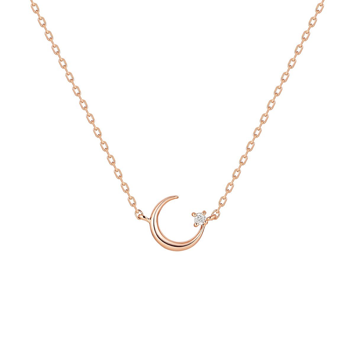 美品❣️4℃ シルバー 月の形 ネックレス 楽天市場】シルバー 月モチーフ ネックレス 4℃ ヨンドシー