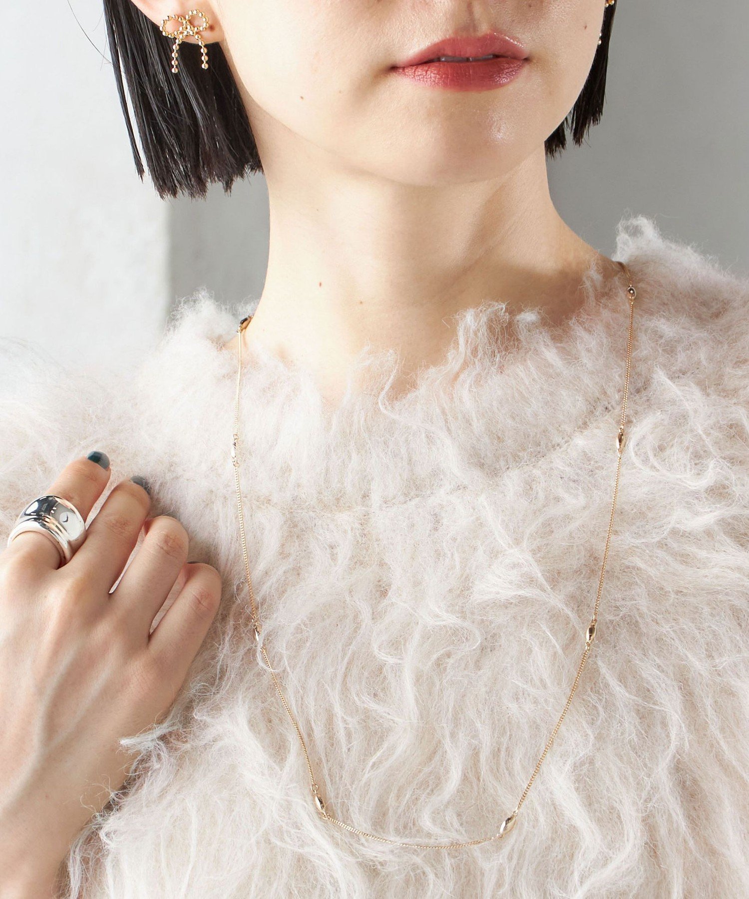 SHIPS シルバーフェティッシュネックレス 60cm INDIAN JEWELRY:ニュー フェティッシュ ネックレス(505726487