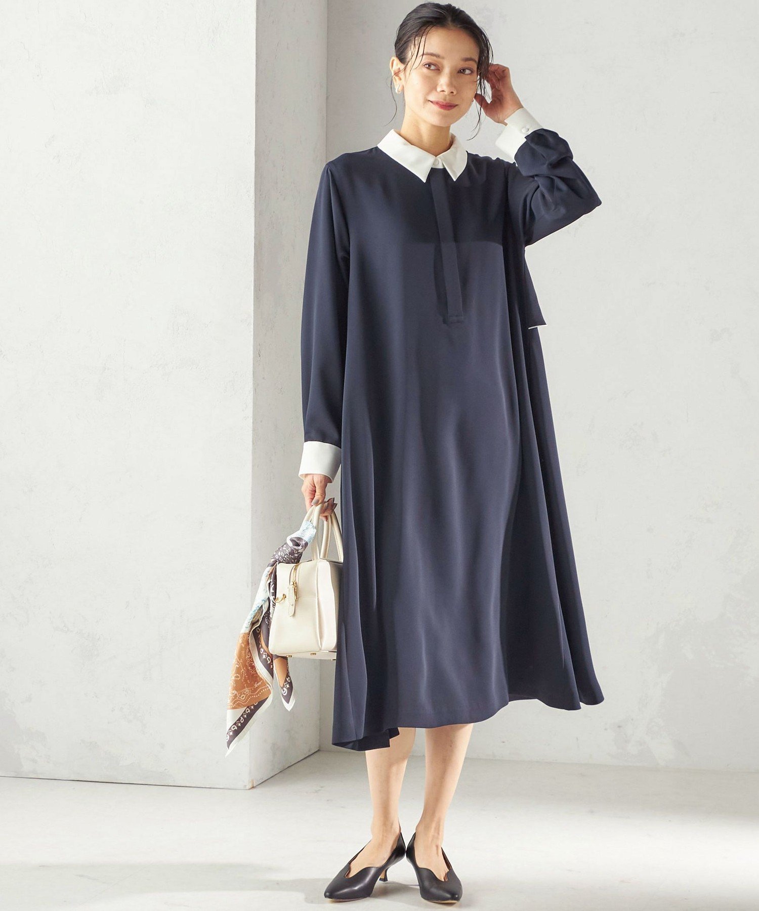 6(ROKU) ＜6(ROKU)＞シアージャカード ポロニット ビューティー