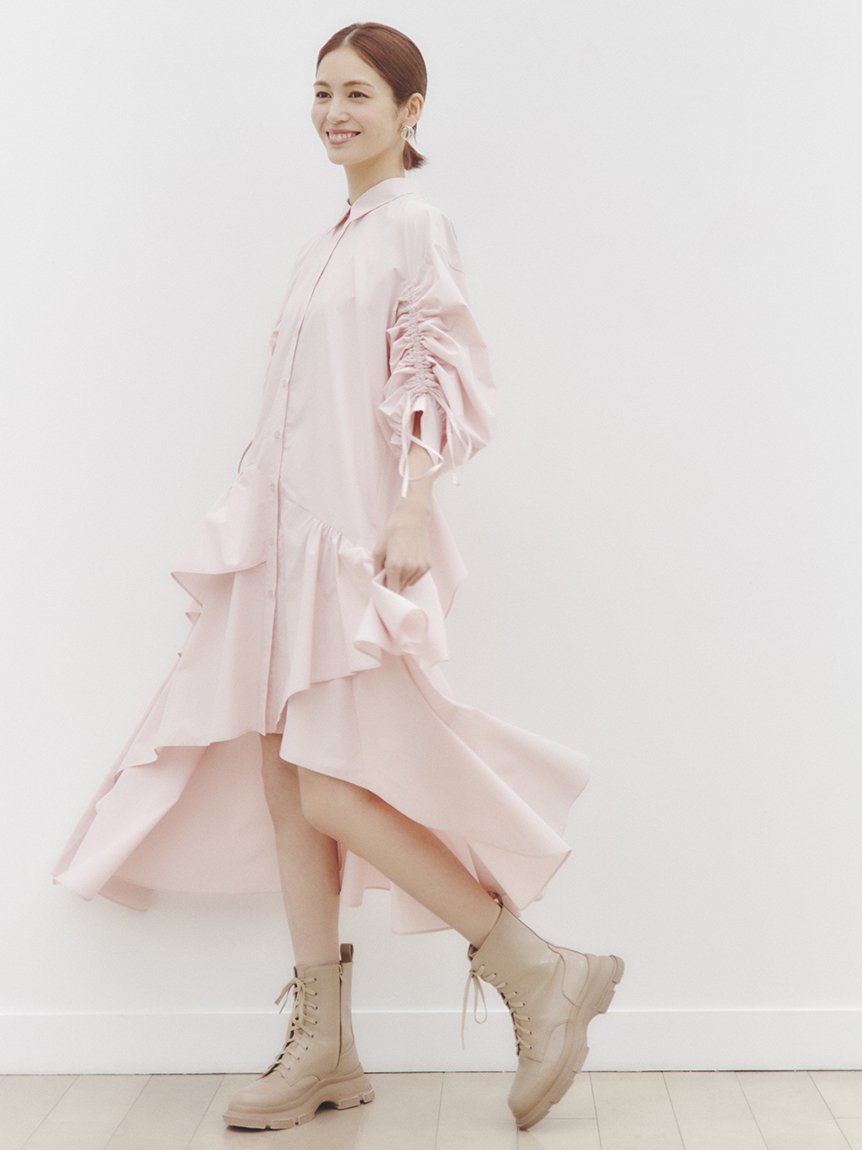 SALE／40%OFF】SNIDEL ボリュームイレヘムワンピース スナイデル  