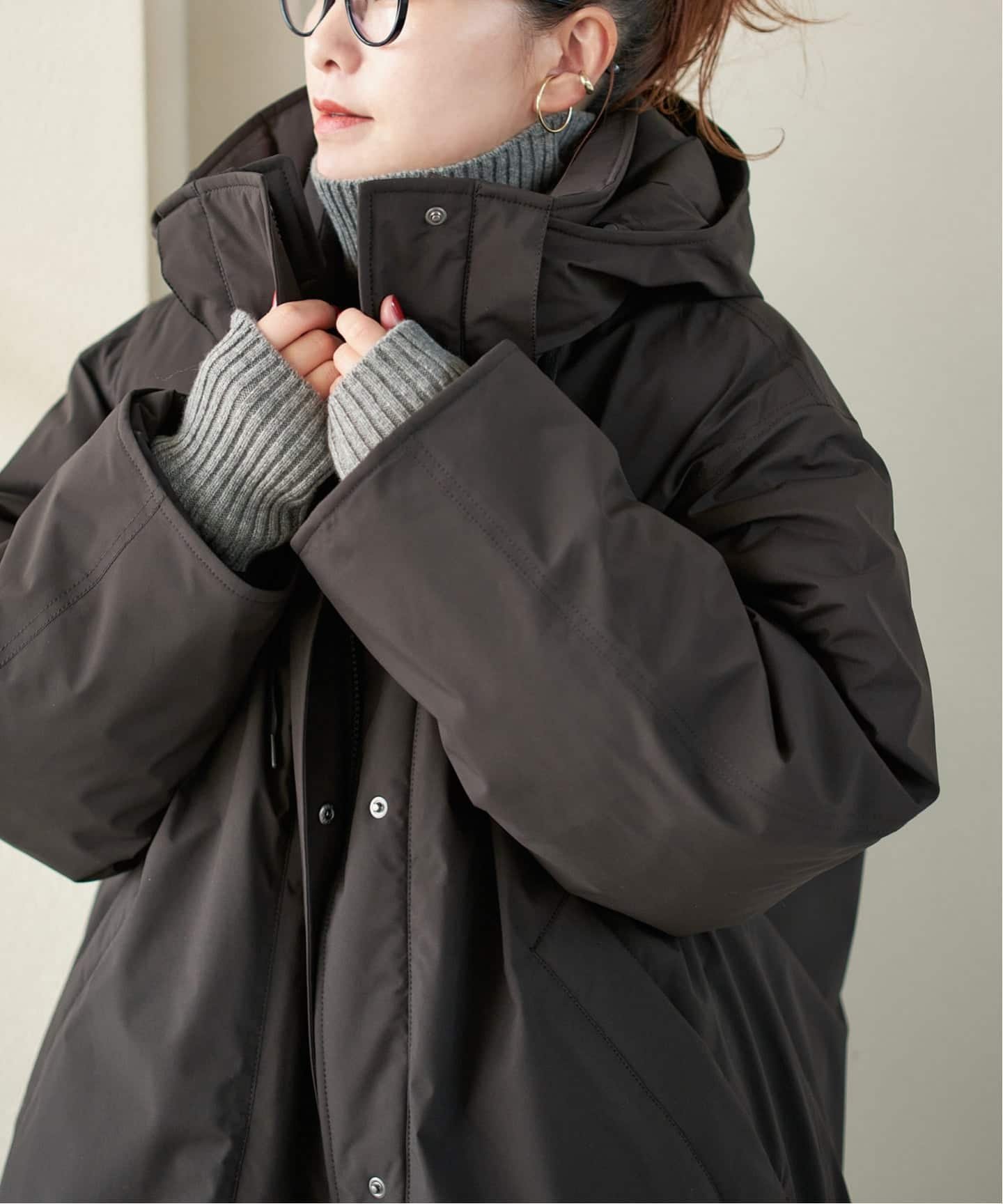 SALE／50%OFF】FRAY I.D モヘヤシャギーハーフコート フレイ