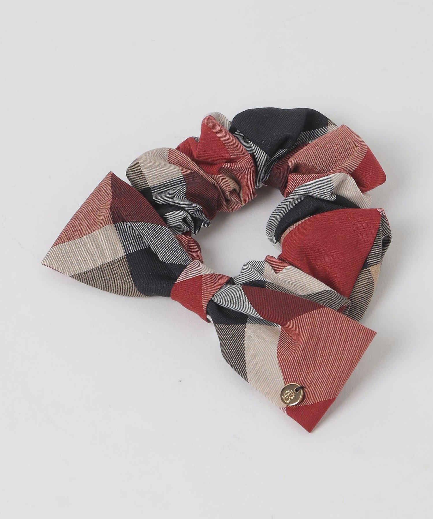 楽天市場】【SALE／30%OFF】クレストブリッジチェックリボンシュシュ