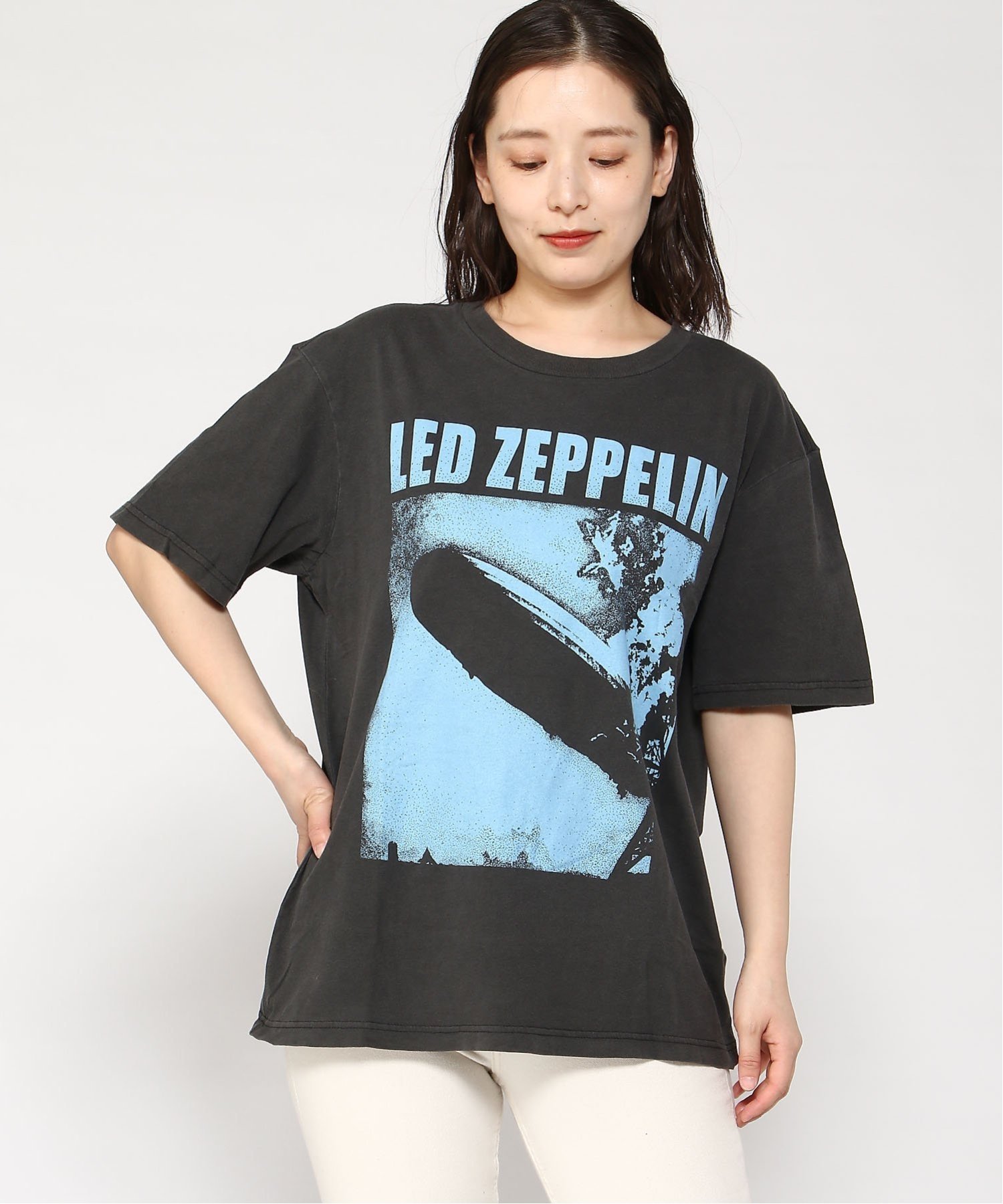 Led Zeppelin レッドツェッペリン 白 Tシャツ・カットソー L 在庫有り商品】LED ZEPPELIN -レッド・ツェッペリン- LED