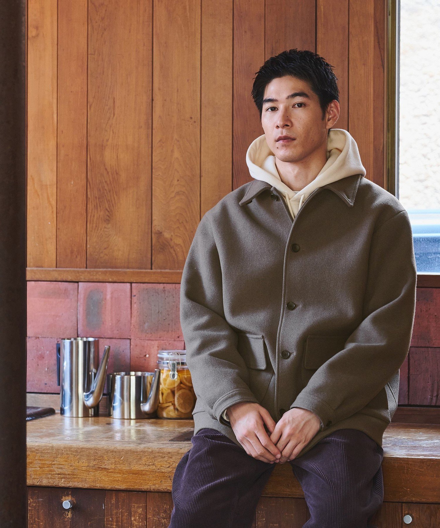 SALE／10%OFF】UNITED ARROWS green label relaxing SENTDALE WOOL 