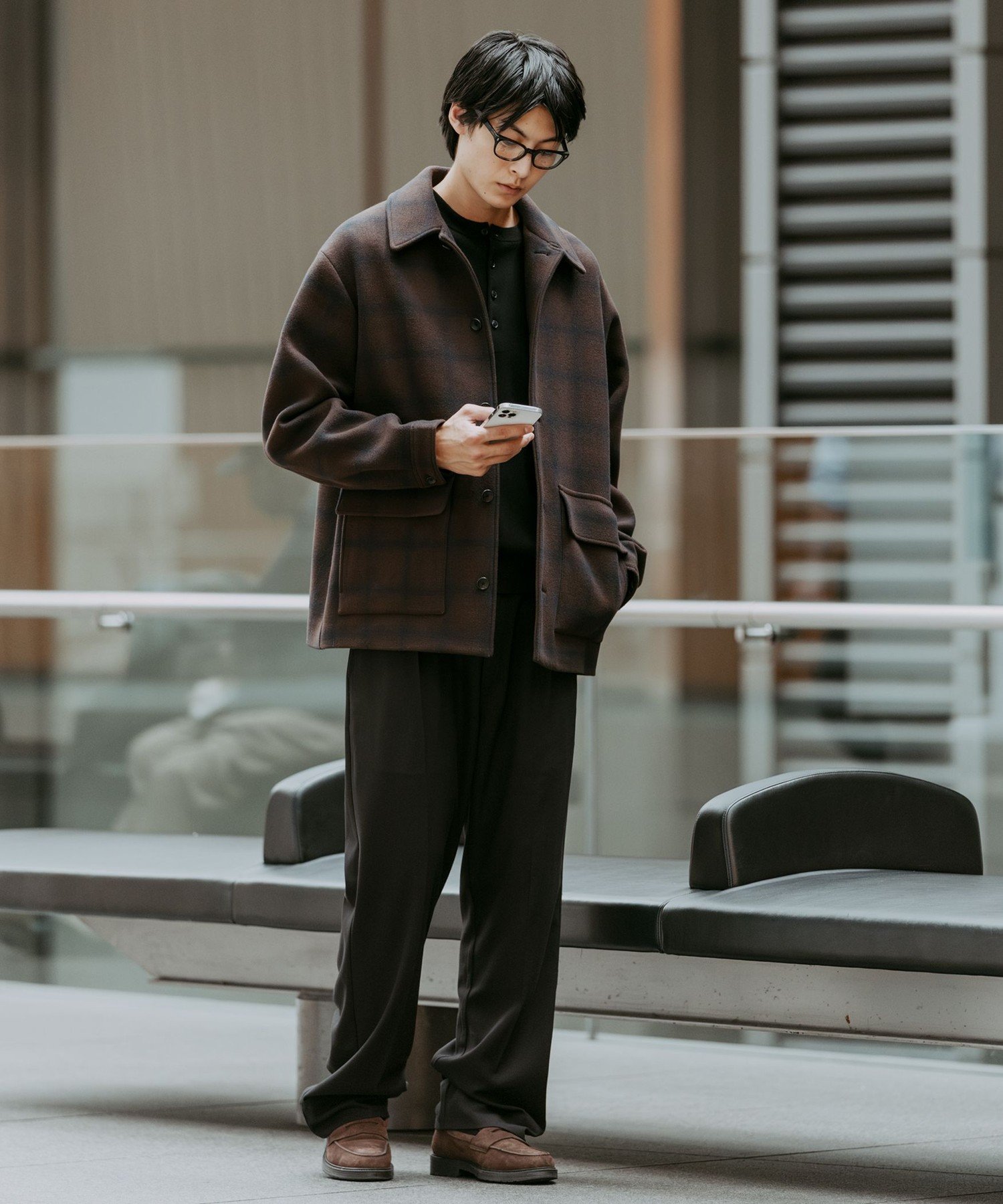 UNITED ARROWS green label relaxing SENTDALE WOOL カバーオール