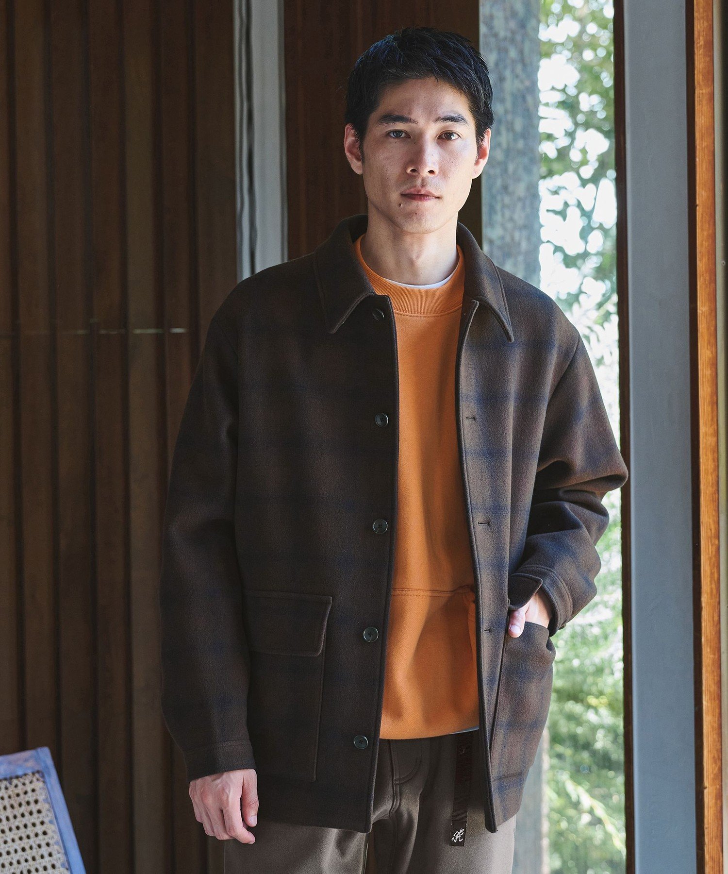 UNITED ARROWS green label relaxing SENTDALE WOOL カバーオール