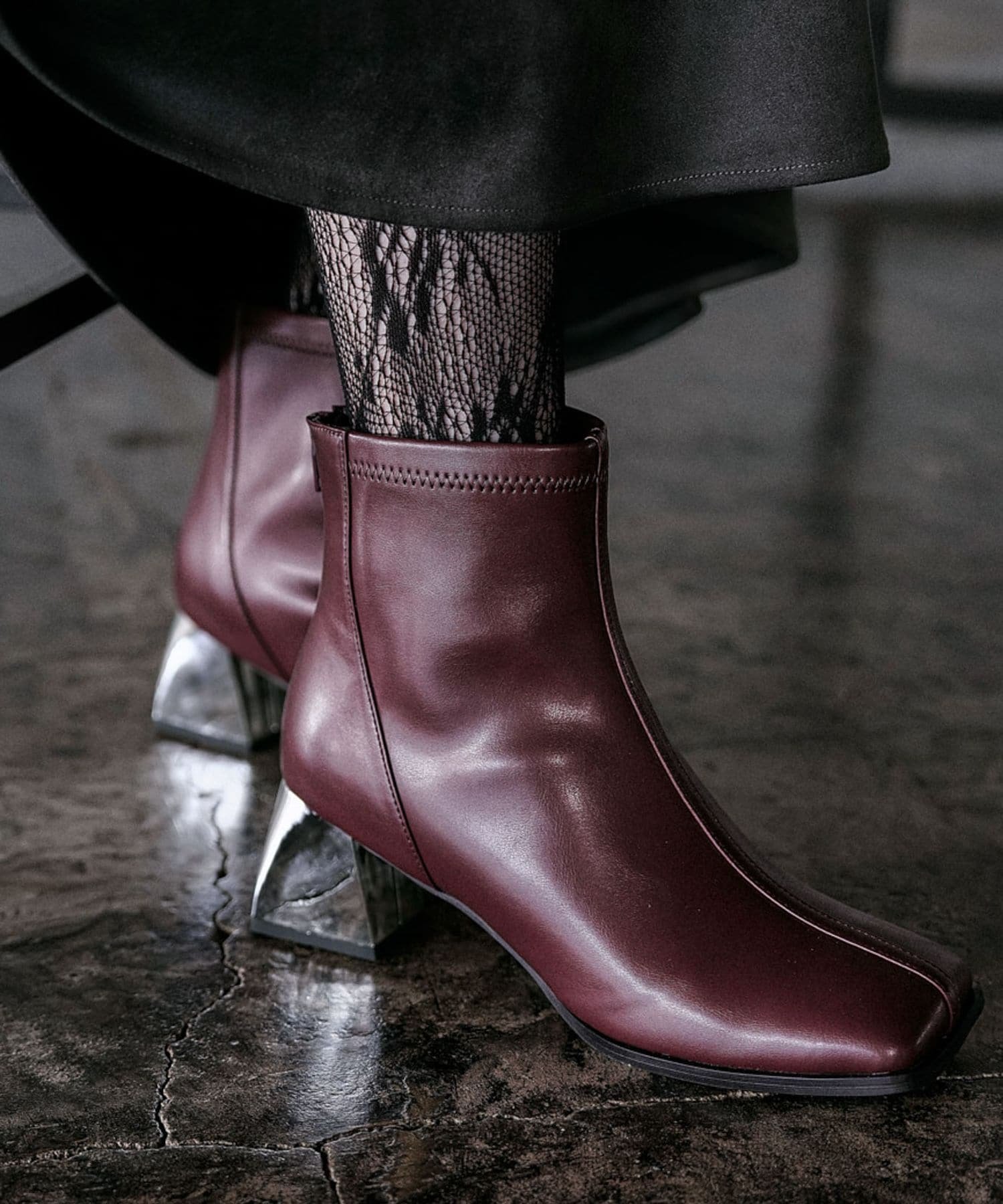 楽天市場】(M)ヒールブーツ HARE ハレ シューズ・靴 ブーツ ブラック