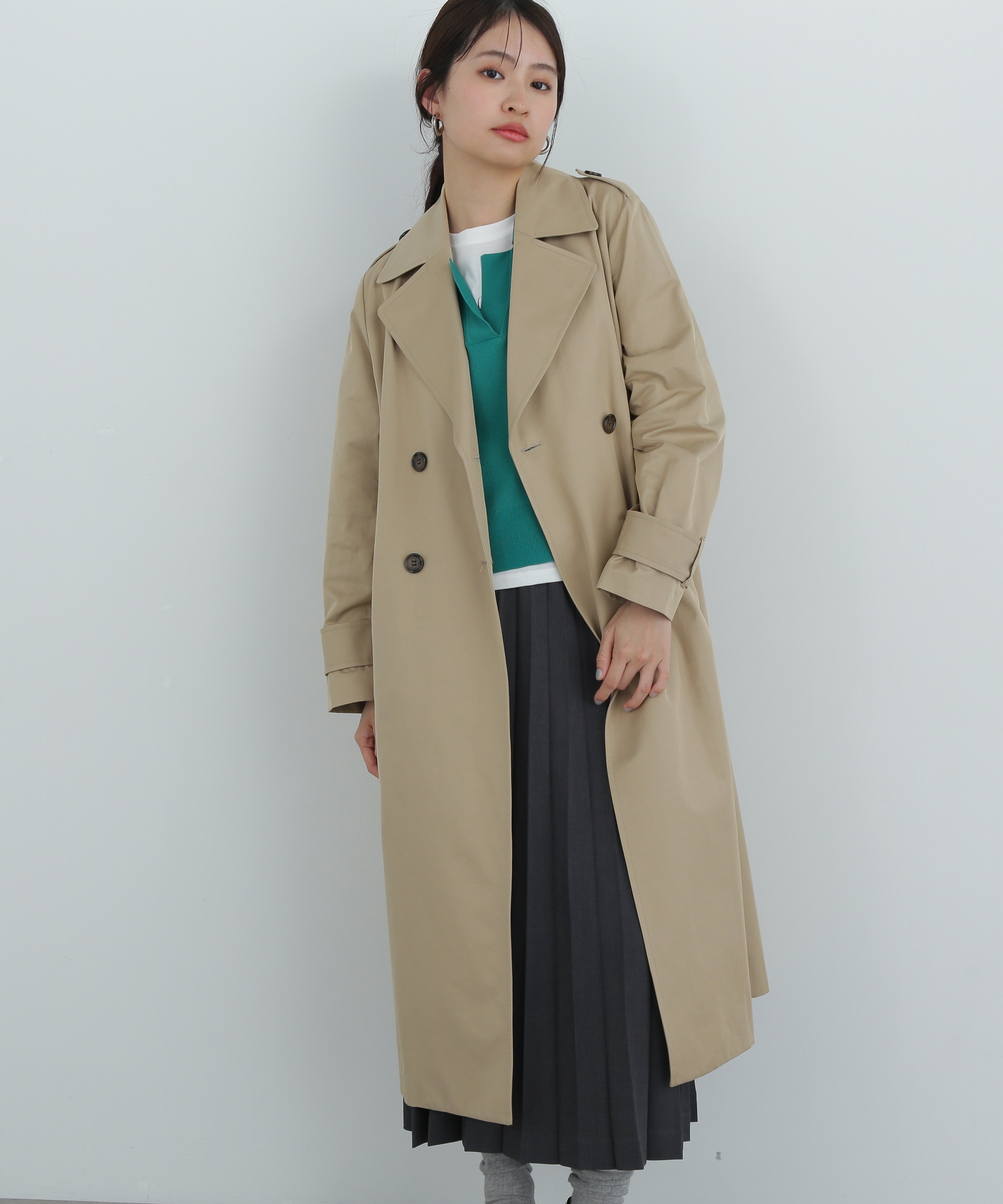 オーバーサイズトレンチコート N. Natural Beauty Basic 楽天市場】オーバーサイズトレンチコート N. Natural Beauty